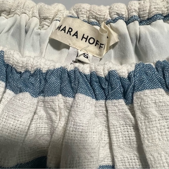 Mara Hoffman x Revolve Off Shoulder Ruffle Set in 
Novelty Stripe, New with Tags - Picture 10 of 10